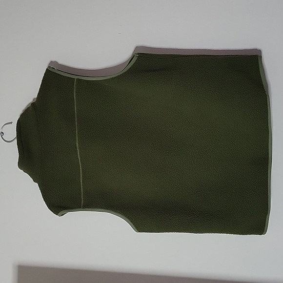 Simply Southern Men's Fleece Vest Green - Picture 4 of 7